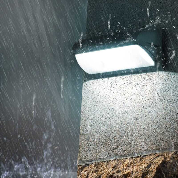 Outdoor Wall Light | LED Wall Light with Sensor — Modern Porch Garden