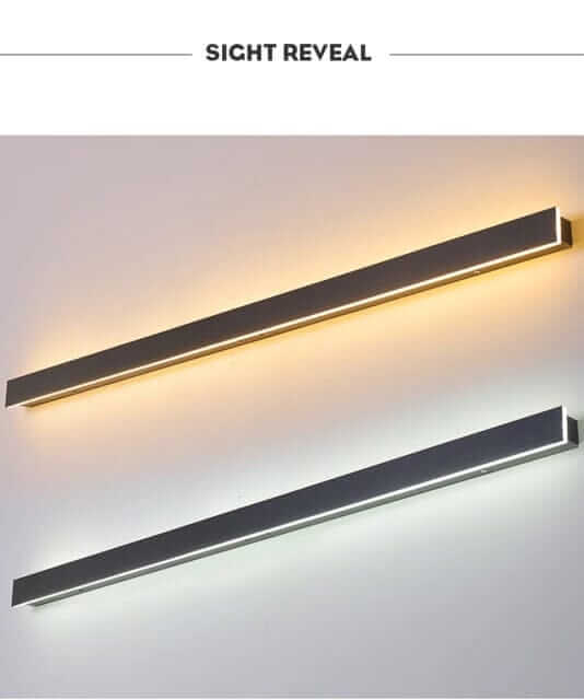 Outdoor Wall Light | Linear LED Garden Wall Lamp — Modern Patio