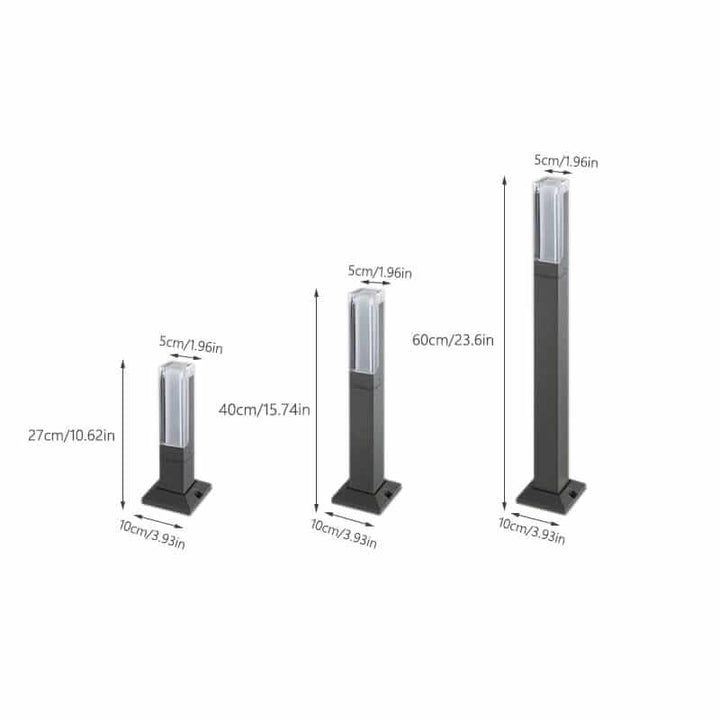 Outdoor Path Light | LED Garden Bollard Light — Modern Driveway Post