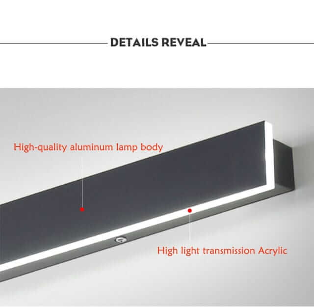 Outdoor Wall Light | Linear LED Garden Wall Lamp — Modern Patio