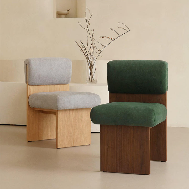 Neroli Boucle Wood Chair