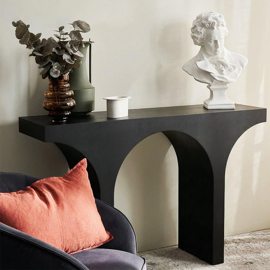 Ixia Hall Sled Base Console Accent Table