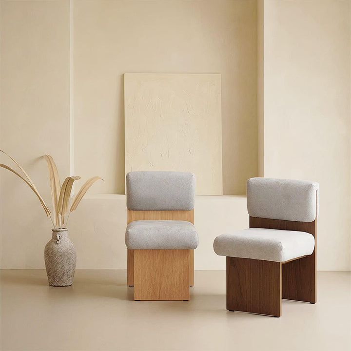 Neroli Boucle Wood Designer Chair