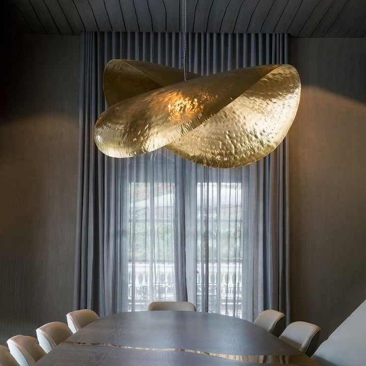 Isaac Golden Tone Chandelier