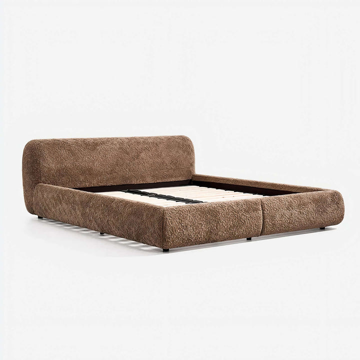 Queen Size Bed - California King Bed in ultra-soft, durable fabric with sleek, minimalist design.