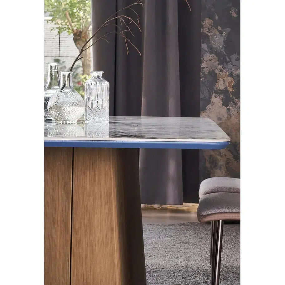 Rectangle Marble Dining Table - Perfect For Dining showcasing a marble top and elegant design elements.