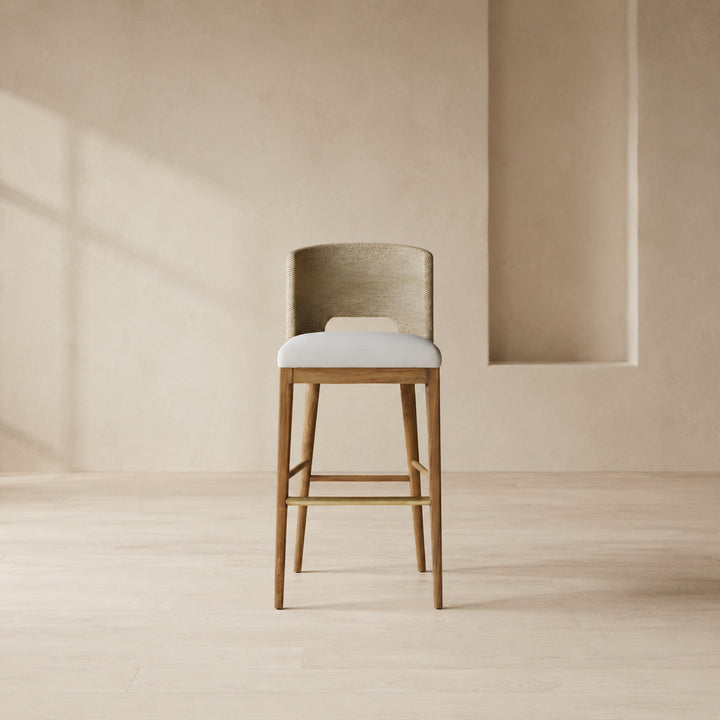 Wood Bar Stool | Kitchen Counter Stool — Organic Modern Kitchen