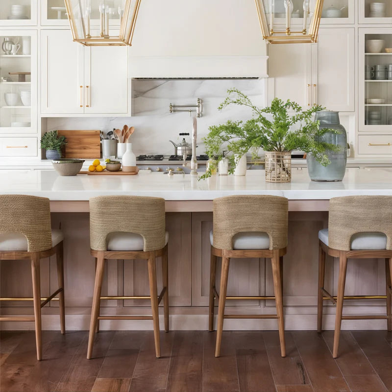 Wood Bar Stool | Kitchen Counter Stool — Organic Modern Kitchen