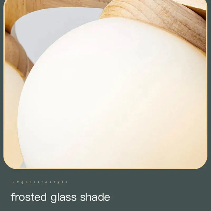 Rowan Rubber Wood Design Chandelier