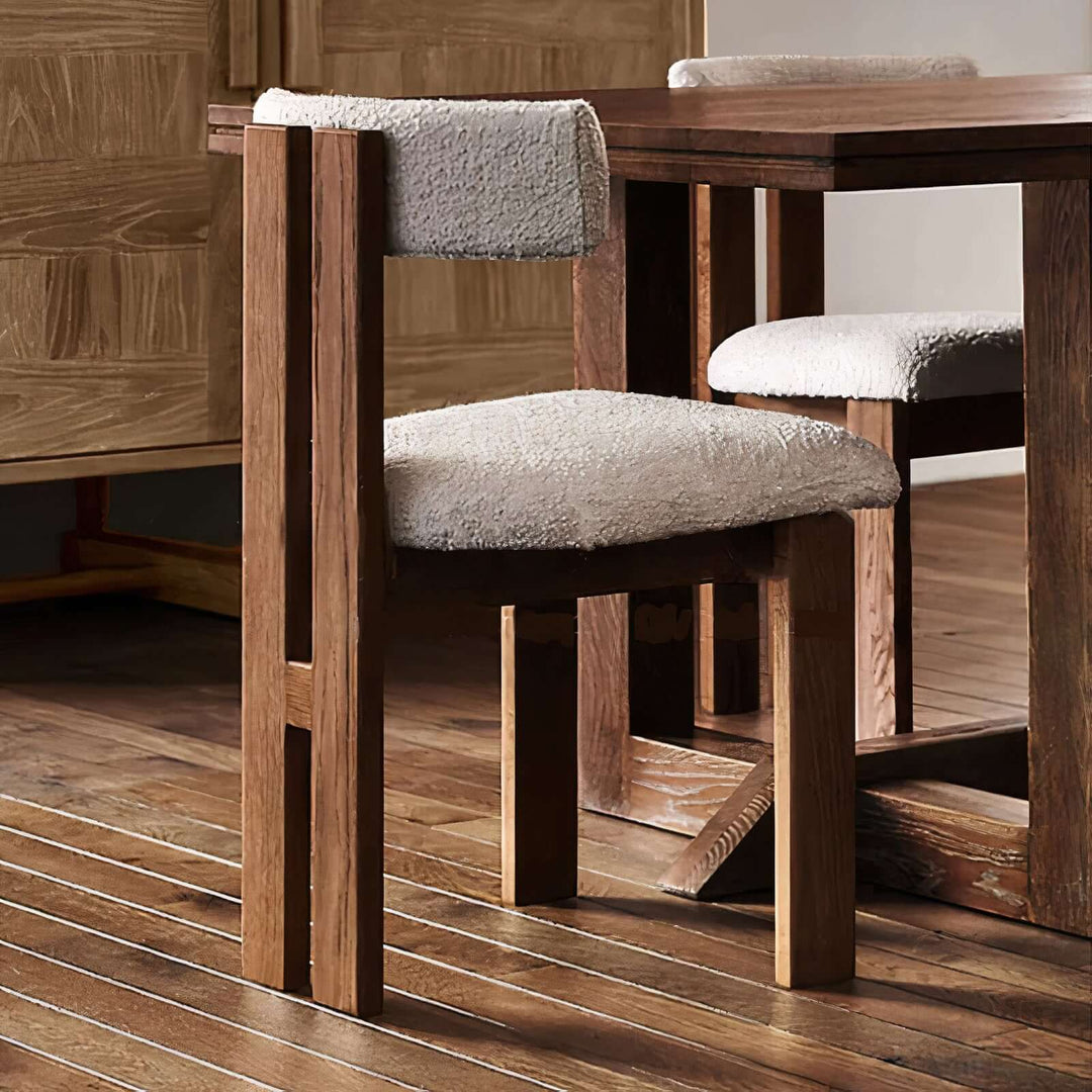 Wood Dining Chair With Cushion - Elegance To Your Home showcasing luxurious design and comfort.