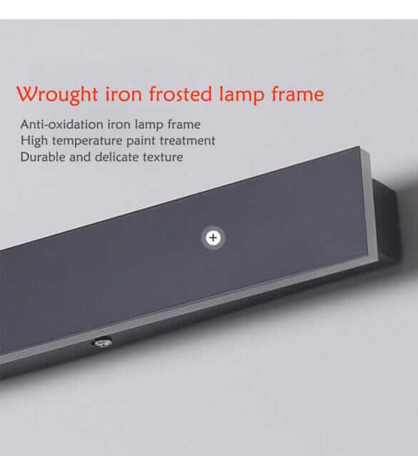 Outdoor Wall Light | Linear LED Garden Wall Lamp — Modern Patio
