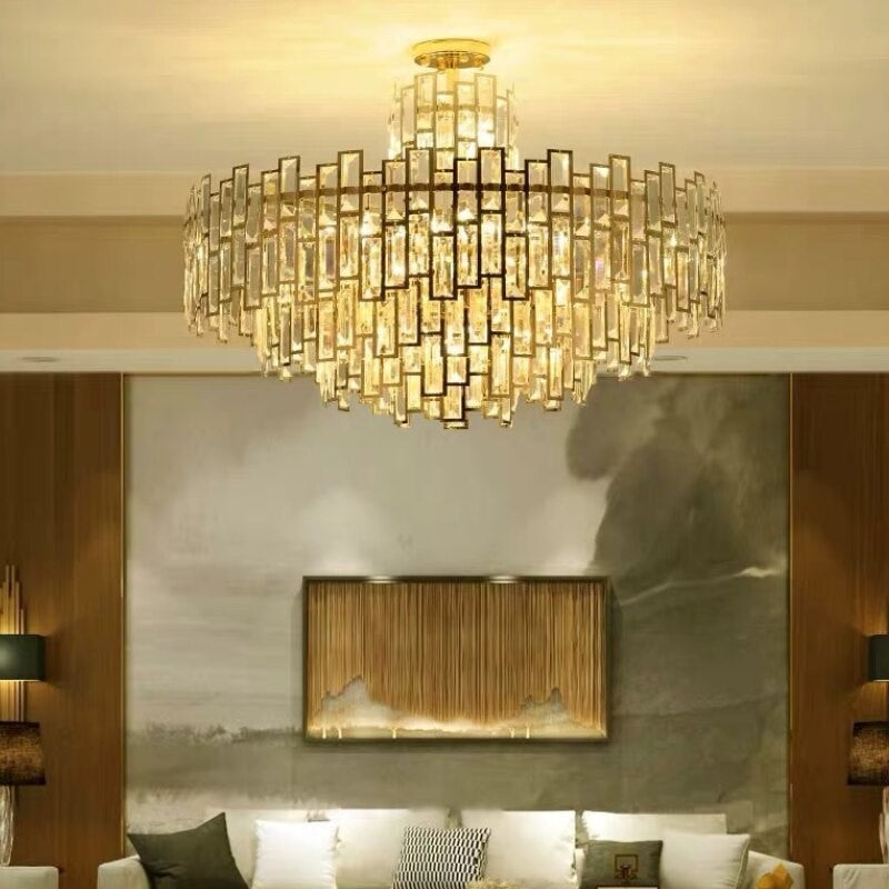 Audrina Crystal Luxury Contemporary Chandelier