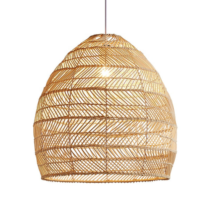 Fay Basket Rattan Woven Pendant Light