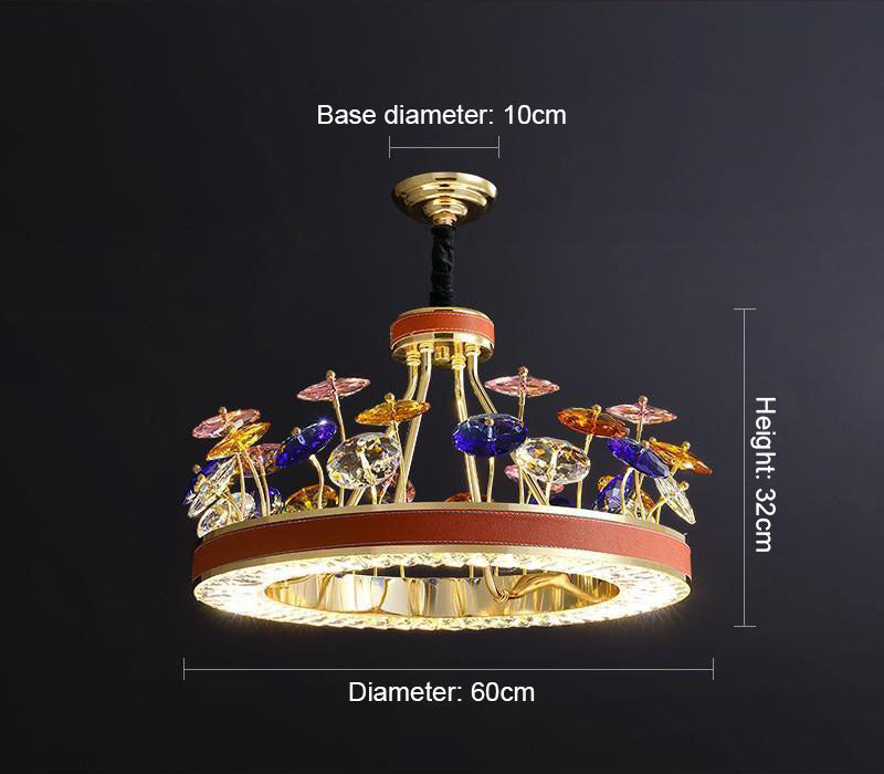 Ouima Mushroom Fields Luxurious Chandelier