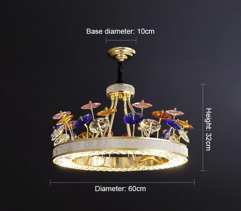 Ouima Mushroom Fields Luxurious Chandelier