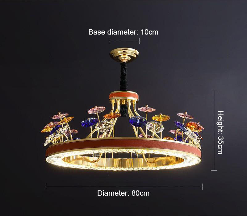 Ouima Mushroom Fields Luxurious Chandelier