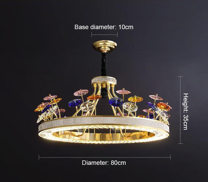 Ouima Mushroom Fields Luxurious Chandelier