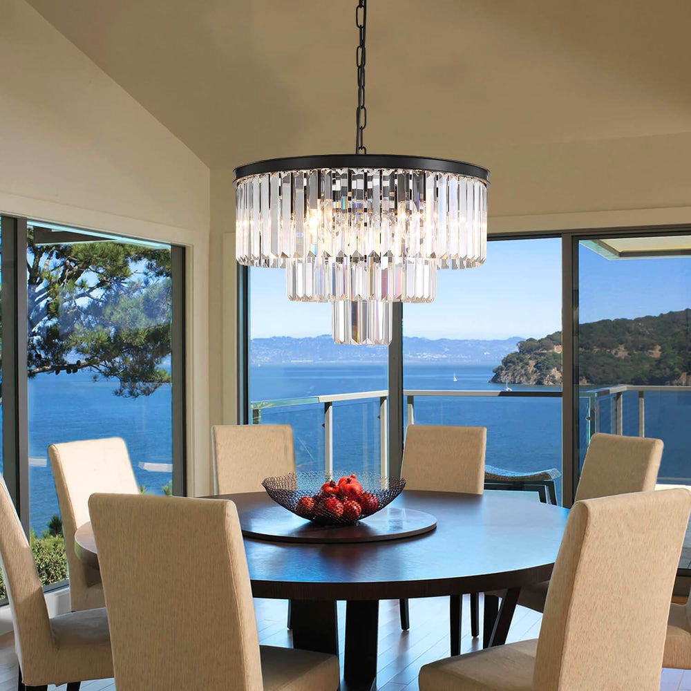 Carlene 3-Tier Crystal Chandelier Lighting