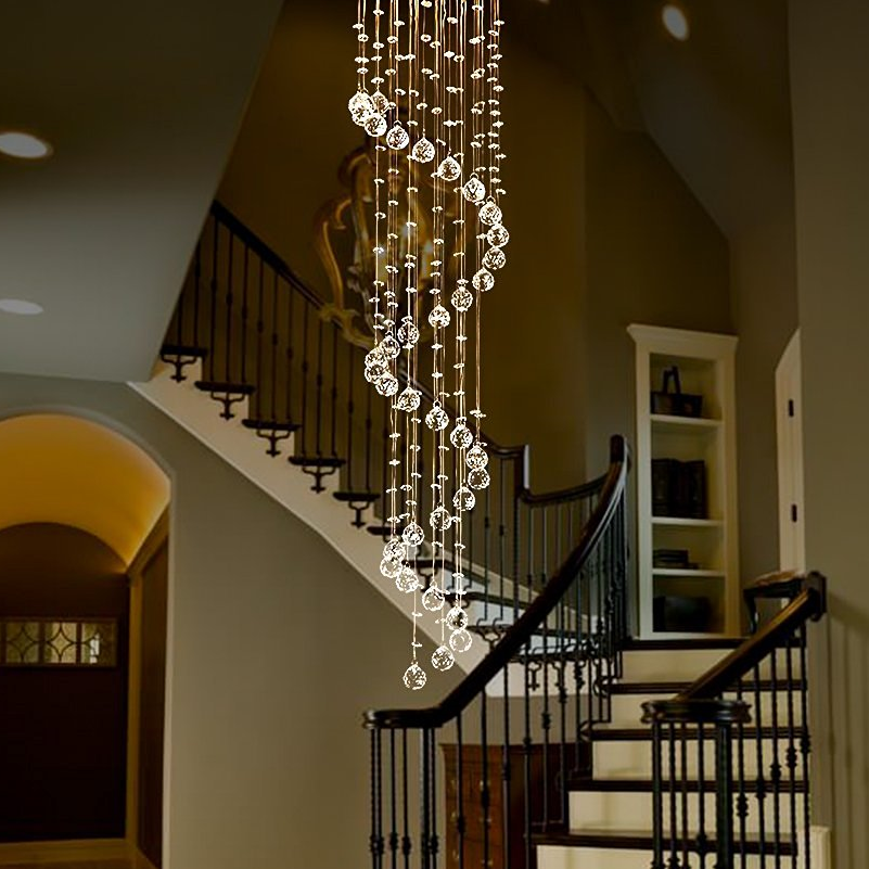 Bessie Spiral Raindrop Chandelier 