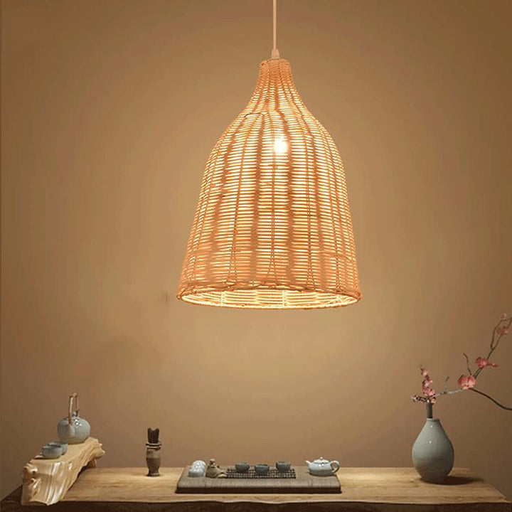 Gloria Rattan Handmade Basket Lamp