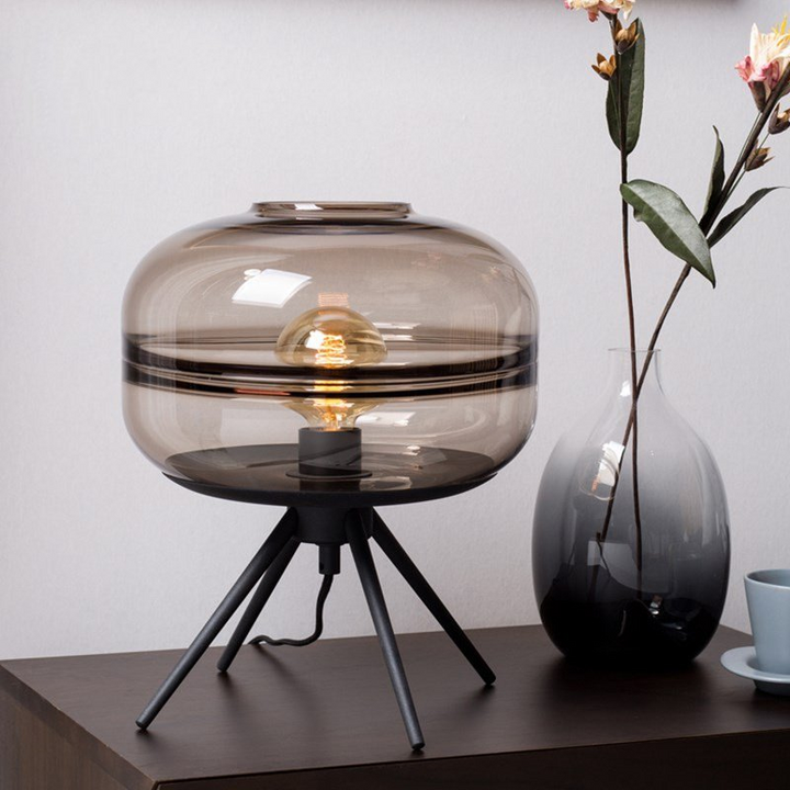 Glass Shade Table Lamps - Sleek & Sophisticated