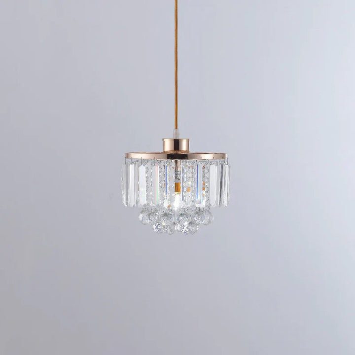 Harriett Clear Crystal  Linear Pendant Light