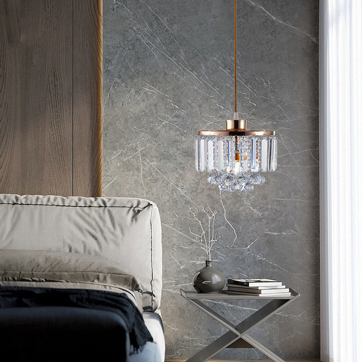 Harriett Clear Crystal  Linear Pendant Light