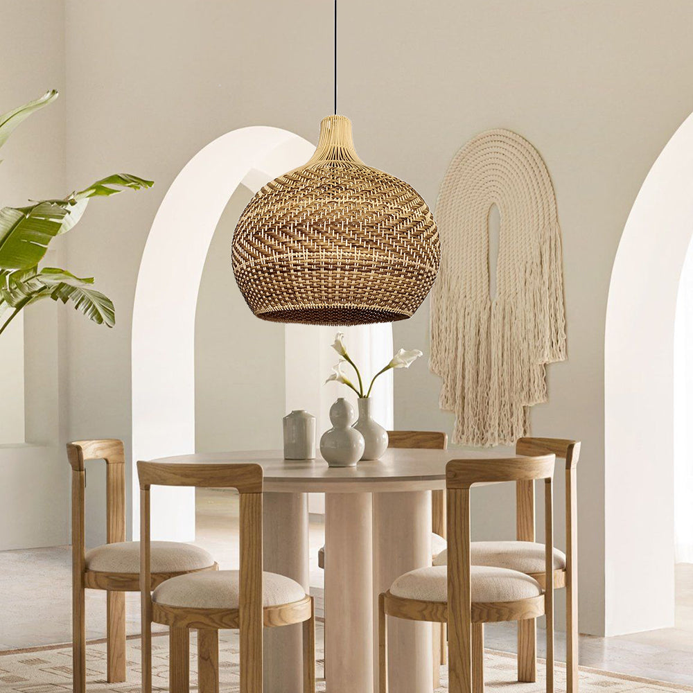 Pippi Rattan Pendant Light 