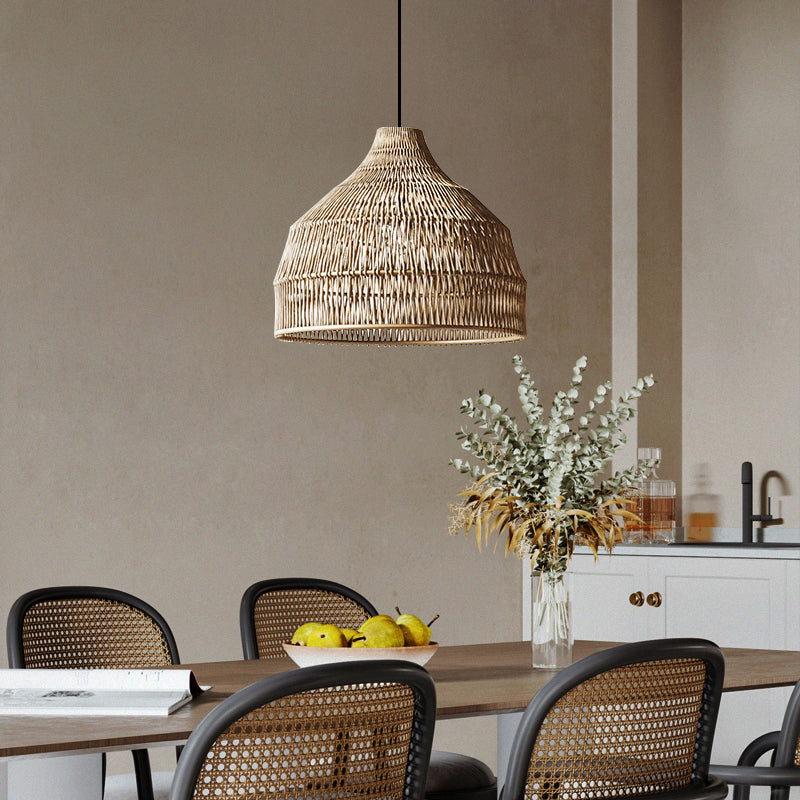 Chantria Rattan Woven Lampshade Pendant Light 