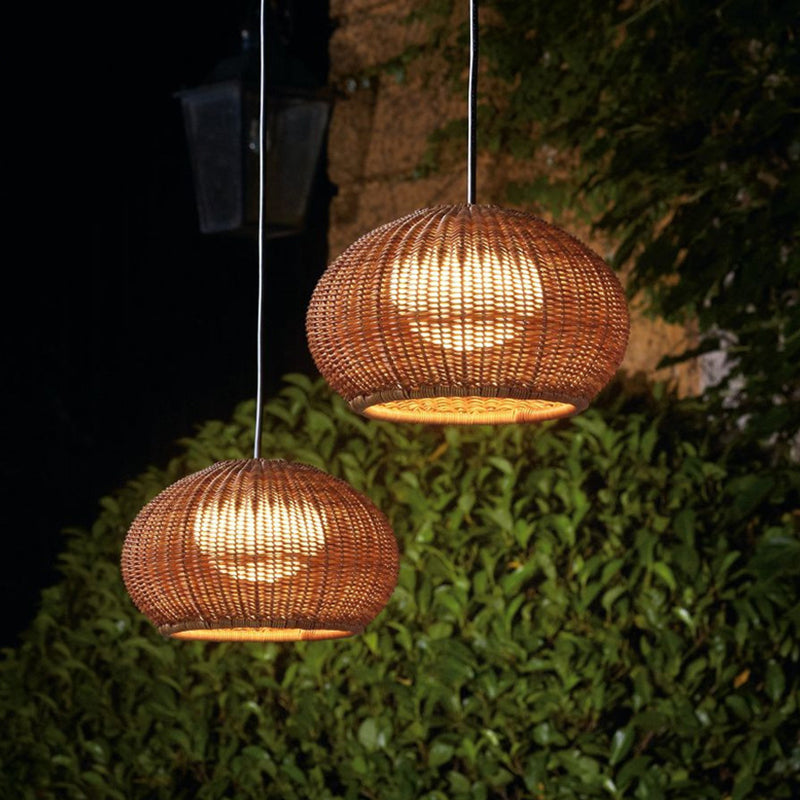 Rani Rattan Waterproof Pendant Light 