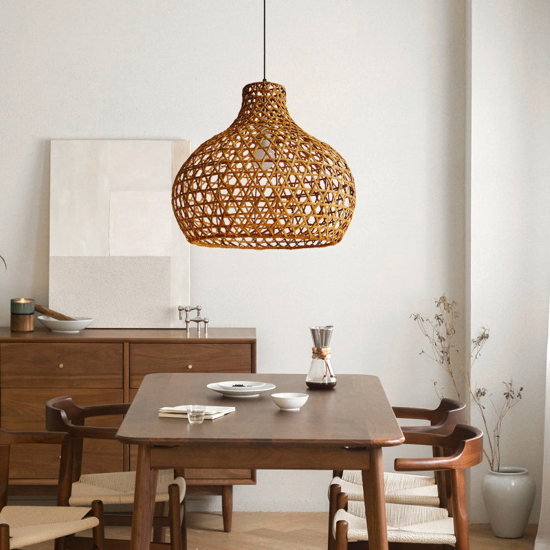 Estella Retro Rattan Pendant Lights 