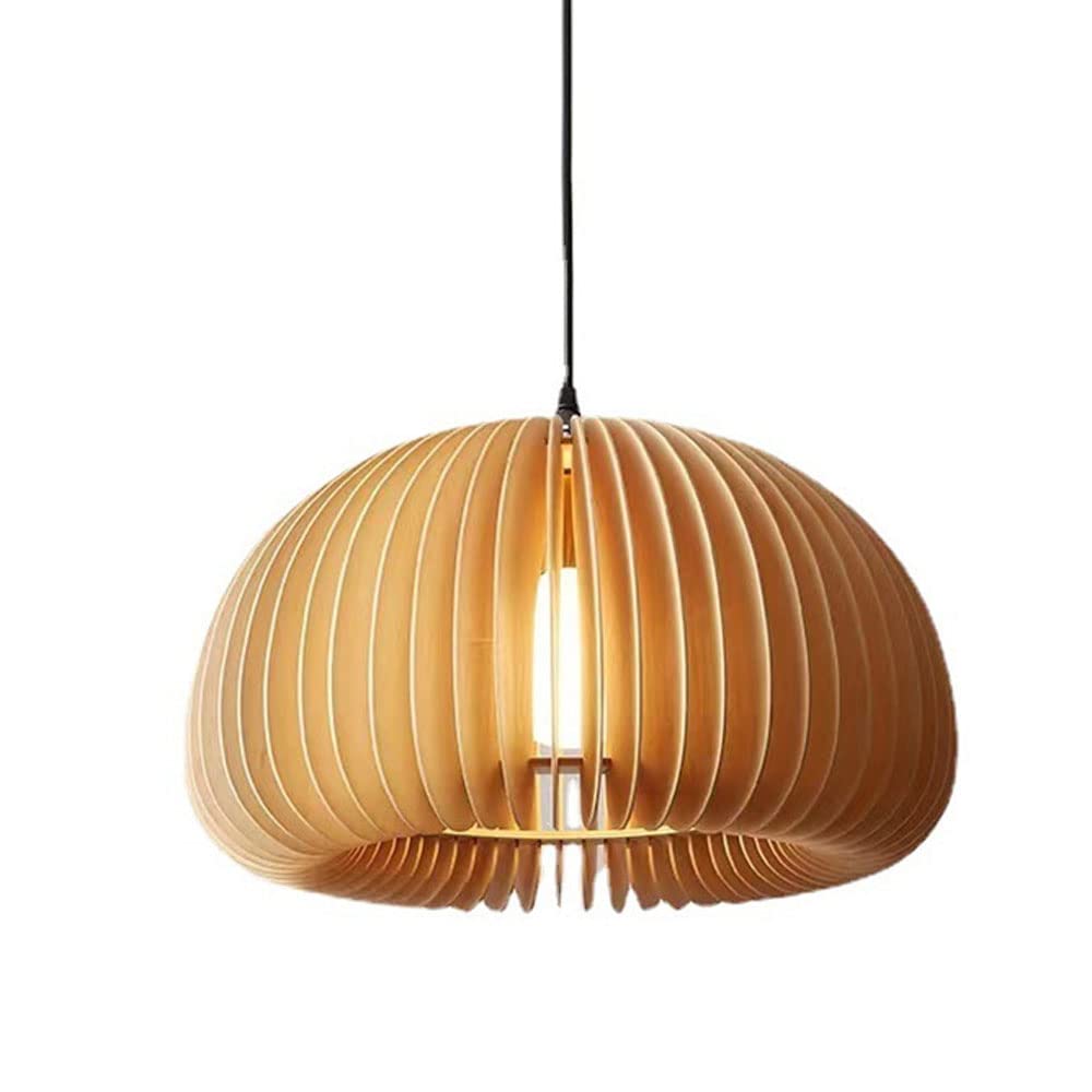 Maia Wooden Pumpkin Lamp Pendant Light