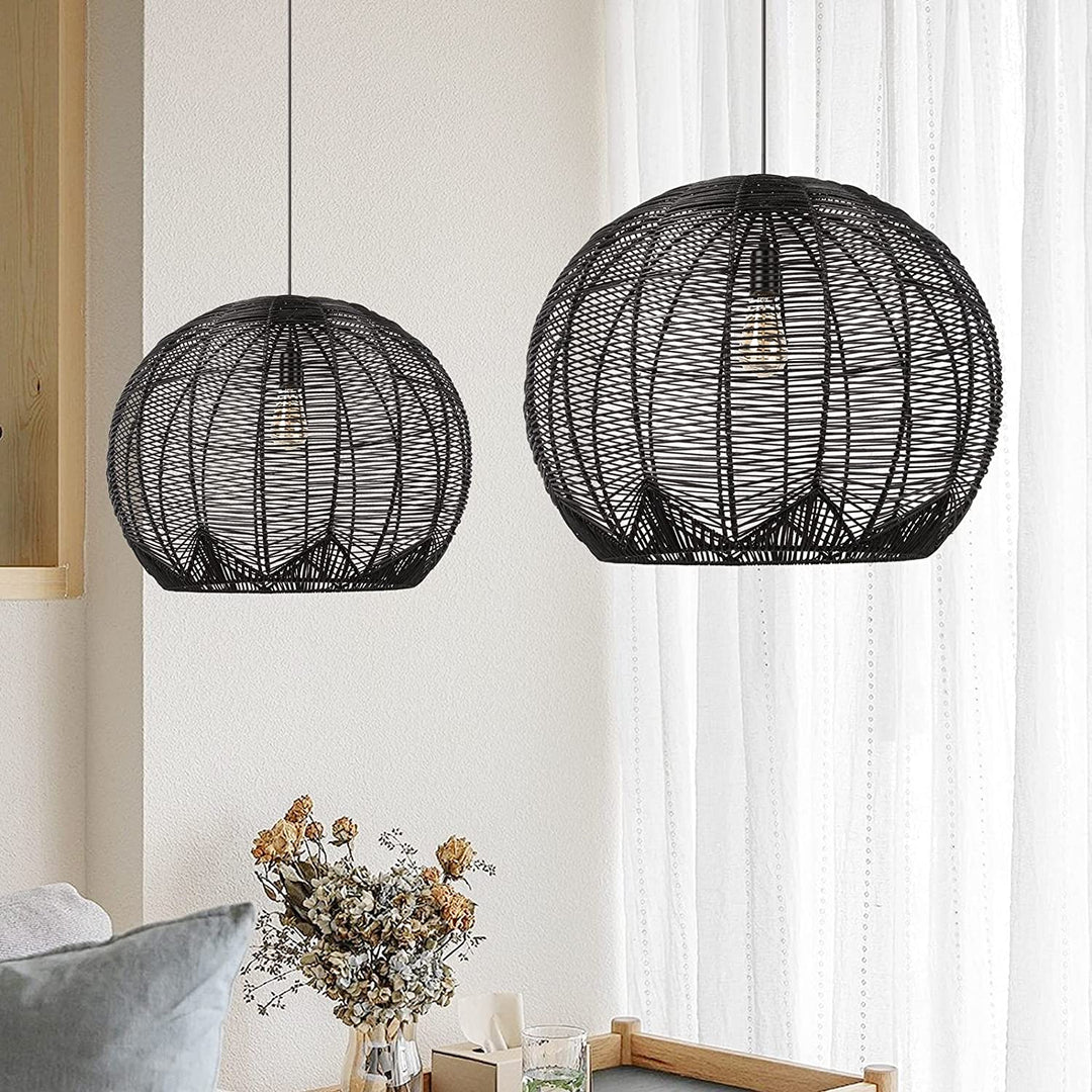 Arya Rattan Chandelier Light