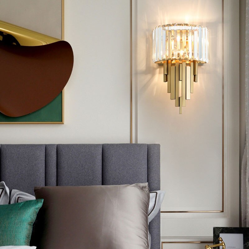 Orchid Golden Towers Wall Lamp