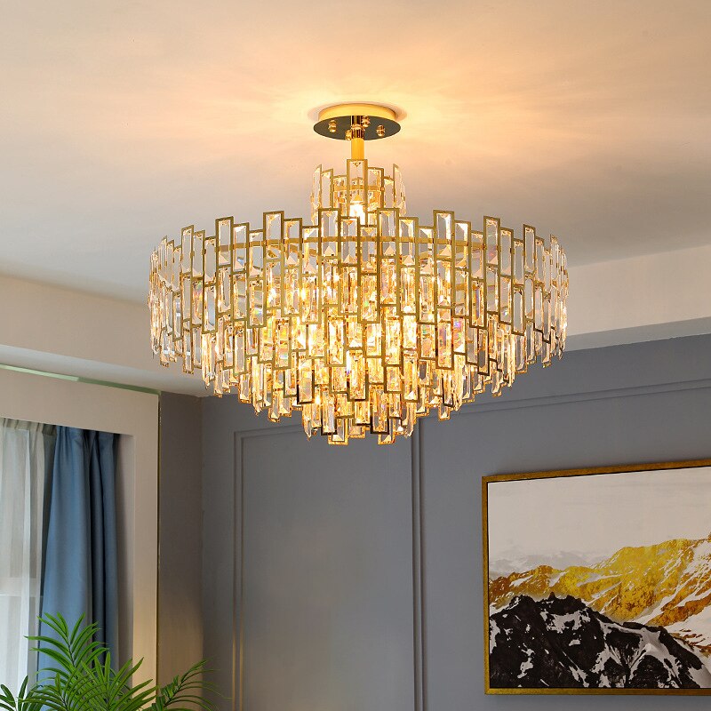 Audrina Crystal Luxury Contemporary Chandelier