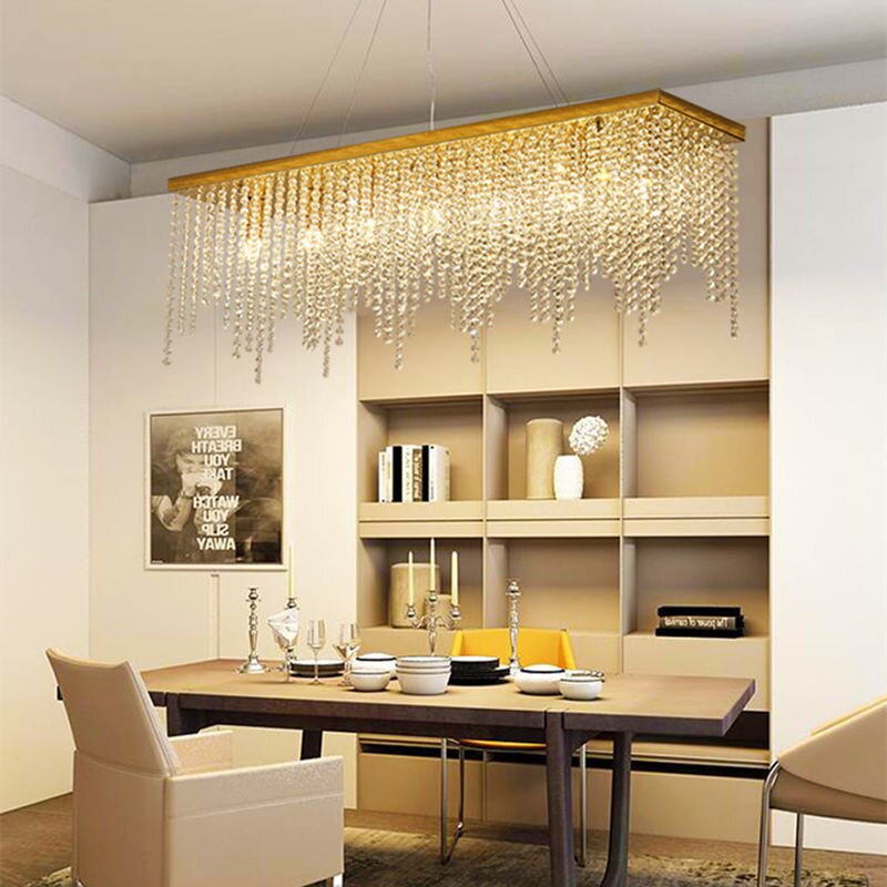 Ariana Crystal Luxury Golden Chandelier