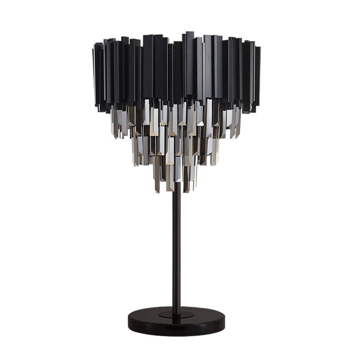 Evalina Black Crystal Luxury Table Lamp