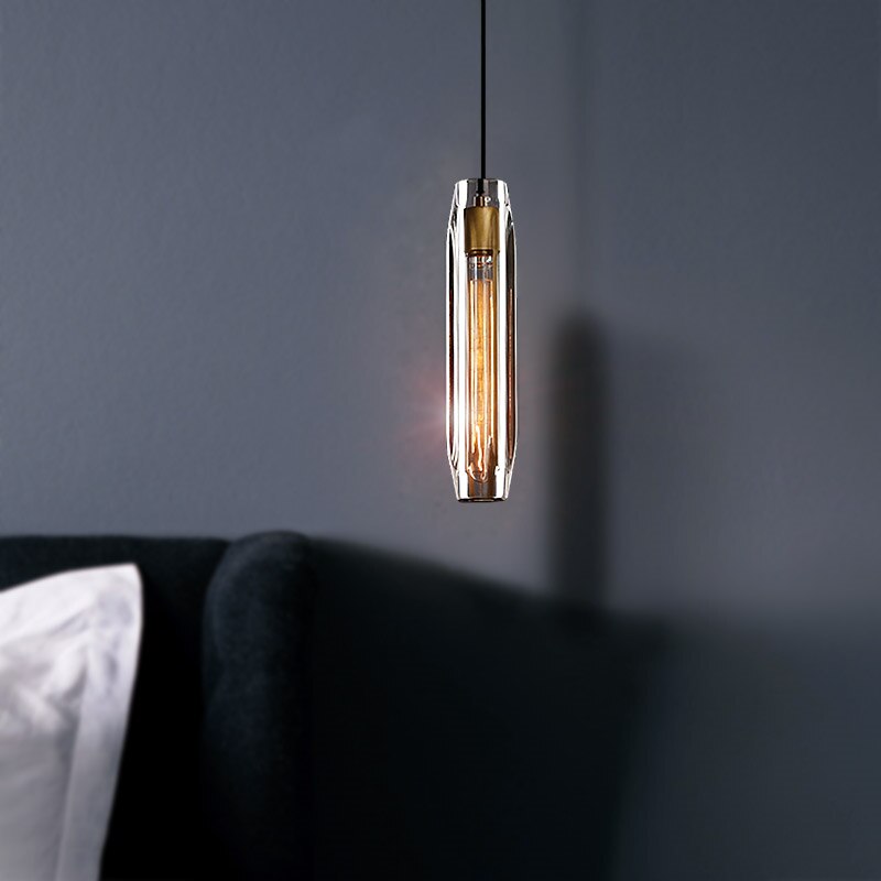 Cinnamon Tranparant Torch Pendant Light