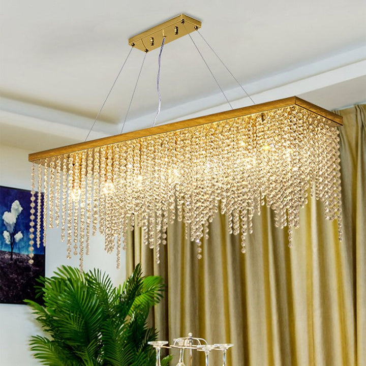 Ariana Crystal Luxury Golden Chandelier