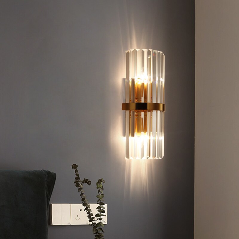 Nicolette Crystal Glass Wall Lamp