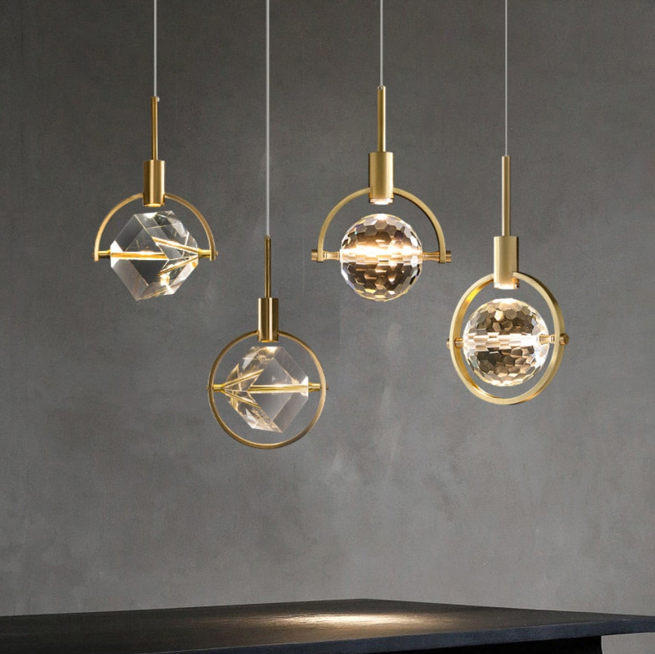 Nakiyah Crystalline Ball Pendant Lights