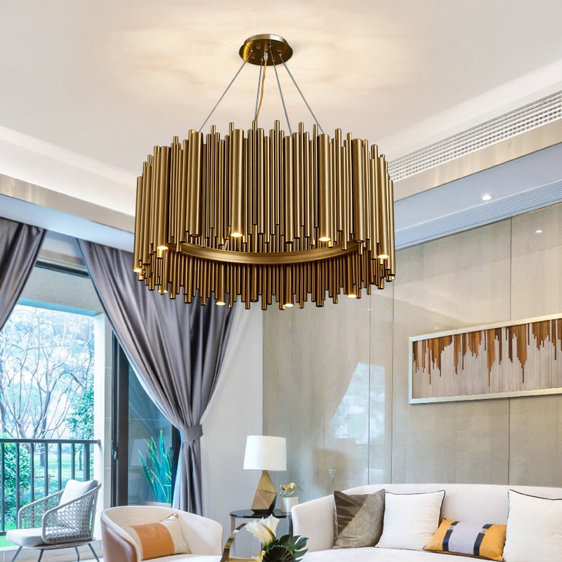 Teagan Stainless Steel LED Chandelier