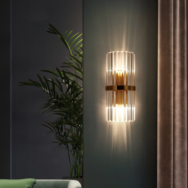 Nicolette Crystal Glass Wall Lamp