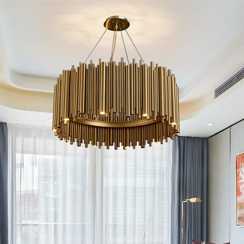 Teagan Stainless Steel LED Chandelier