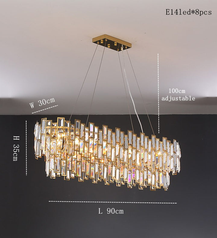 Audrina Crystal Luxury Contemporary Chandelier