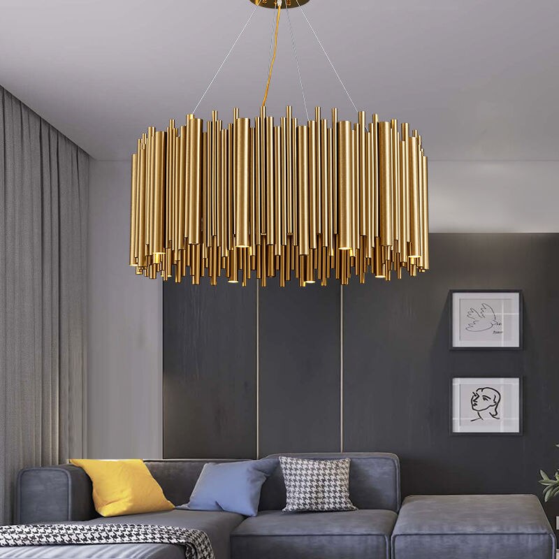 Teagan Stainless Steel LED Chandelier