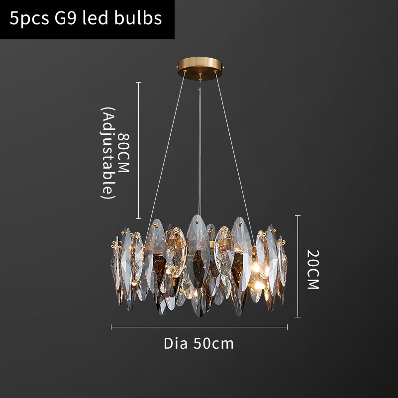 Lisbeth Dark Night Shards Chandelier