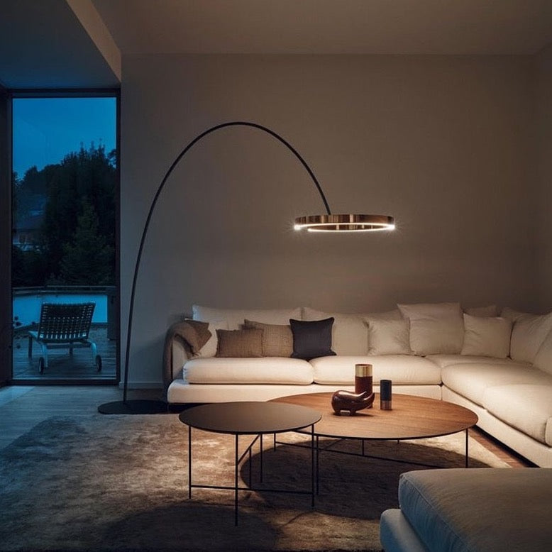 Fable Hanging Halo Floor Lamp