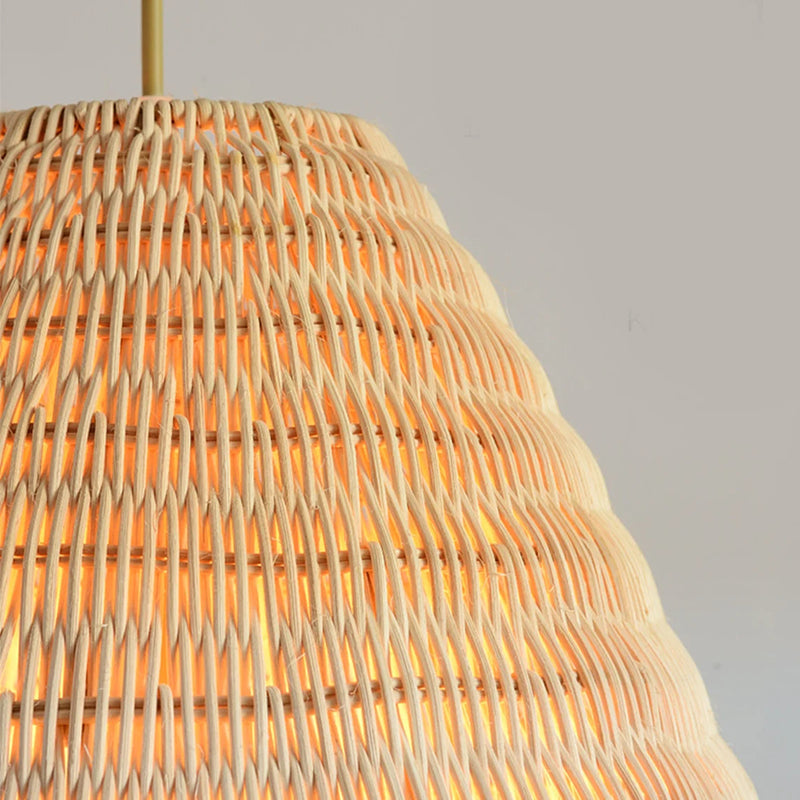 Virginia Rattan Woven Dome Basket Pendant Lights