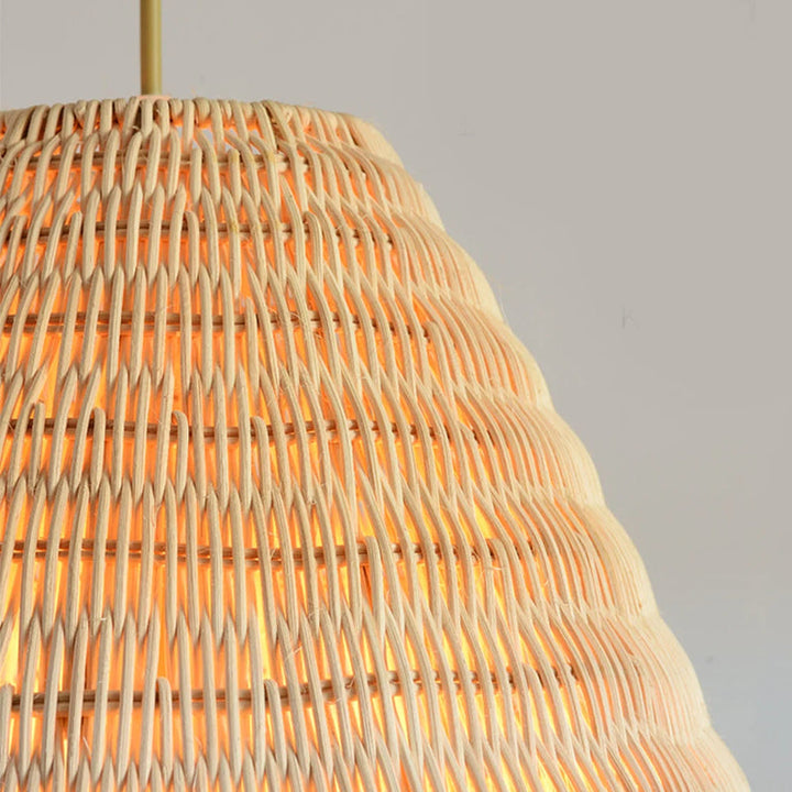 Virginia Rattan Woven Dome Basket Pendant Lights